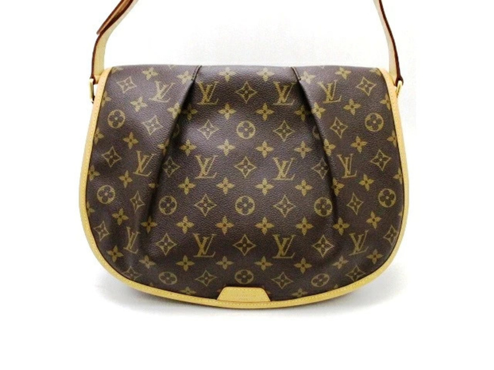 Louis Vuitton Bag Shoulder Monogram Menilmontant Brown